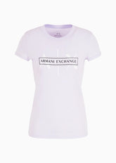 T-Shirt Women Violet Armani Exchange Camiseta